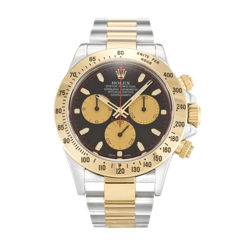 UK Best Black Baton Dial Replica Rolex Daytona 116523-40 MM