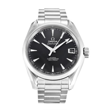 Best AAA Black Baton Dial Replica Omega Aqua Terra 150m Gents 231.10.39.21.01.001-38.5 MM