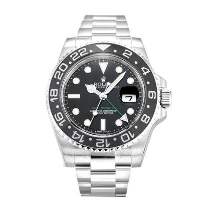 Best AAA Black Dial Replica Rolex GMT Master II 116710 LN-40 MM