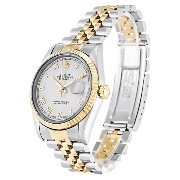 Best AAA White Roman Numeral Dial Replica Rolex Datejust 16233-36 MM