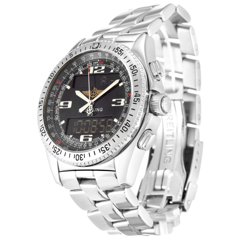 AAA Black Quarter Arabic Dial Replica Breitling B1 A68362-42 MM