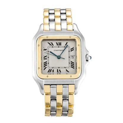 Best AAA White Roman Numeral Dial Replica Cartier Panthere 83083444-33 MM