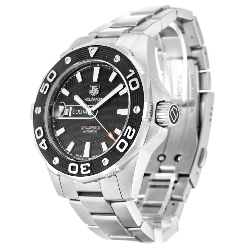 UK Best Black Baton Dial Replica Tag Heuer Aquaracer WAJ2110.BA0870-43 MM