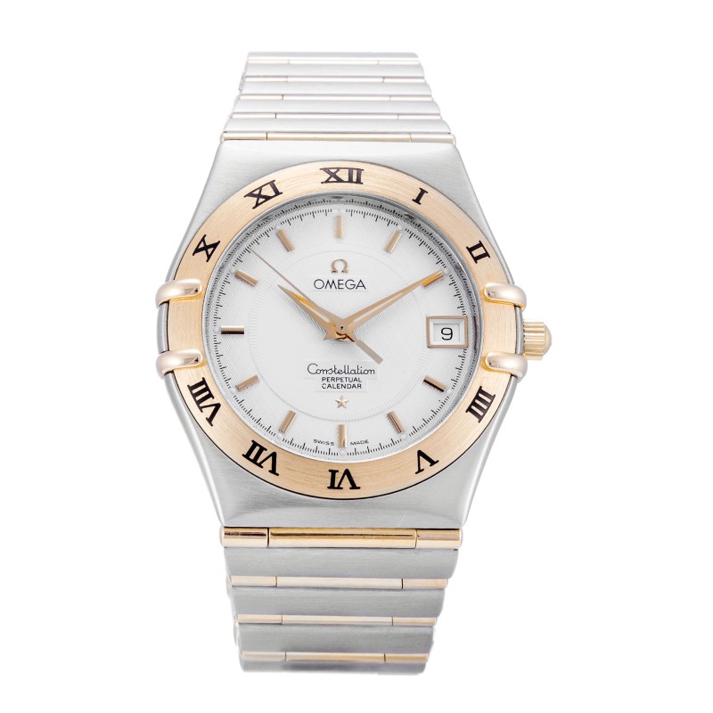 Best AAA Silver Baton Dial Replica Omega Constellation 1252.30.00-33.5 MM