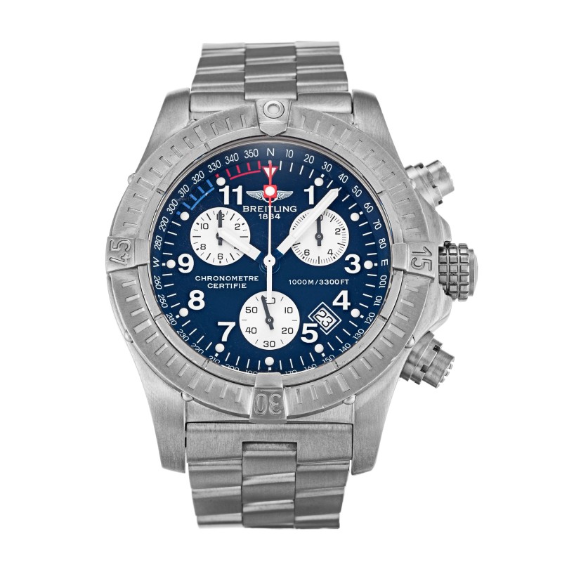 Best AAA Blue Arabic Dial Replica Breitling Chrono Avenger M1 E73360-44 MM