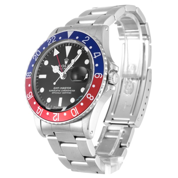 UK Best Black Dial Replica Rolex GMT Master 1675-40 MM