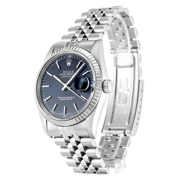 Best AAA Blue Baton Dial Replica Rolex Datejust 16234-36 MM