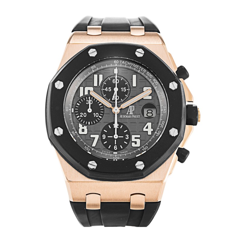 Best AAA Grey Arabic Dial Replica Audemars Piguet Royal Oak Offshore 25940OK.OO.D002CA.01.-44 MM