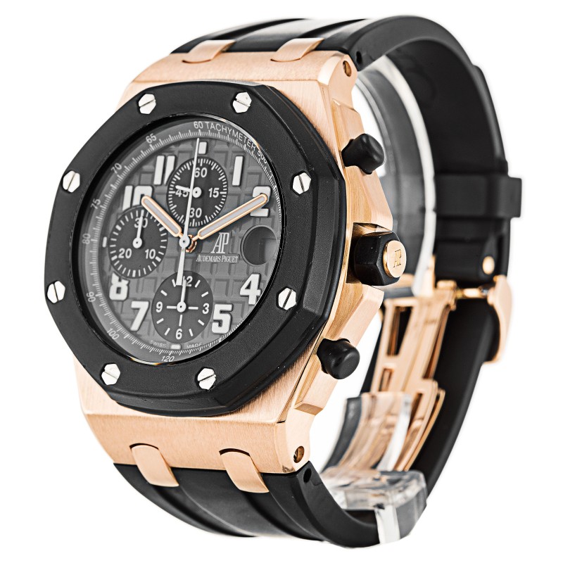 Best AAA Grey Arabic Dial Replica Audemars Piguet Royal Oak Offshore 25940OK.OO.D002CA.01.-44 MM