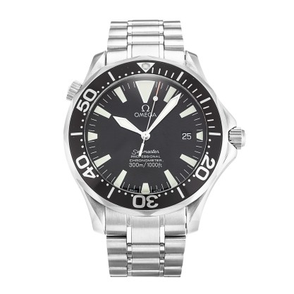 Best AAA Black Baton Dial Replica Omega Seamaster 300m 2254.50.00-41 MM