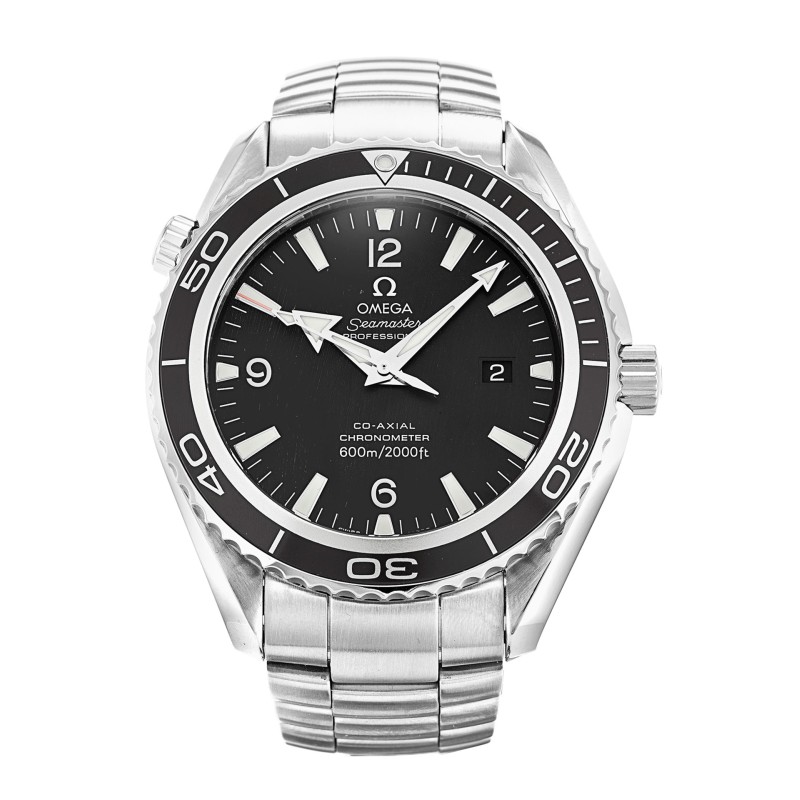 Best AAA Black Quarter Arabic Dial Replica Omega Planet Ocean 2200.50.00-45.5 MM