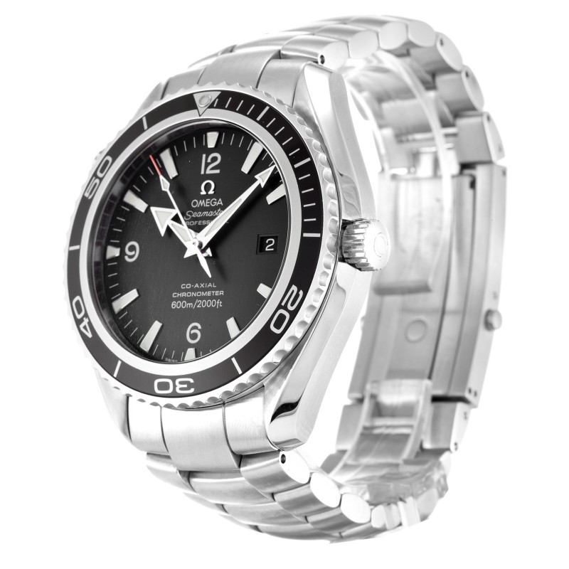 Best AAA Black Quarter Arabic Dial Replica Omega Planet Ocean 2200.50.00-45.5 MM