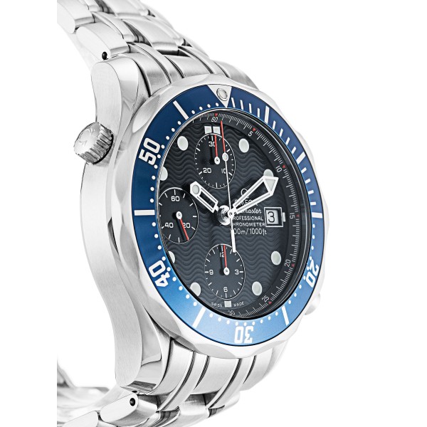 Best AAA Blue Dial Replica Omega Seamaster Chrono Diver 2599.80.00-41.5 MM