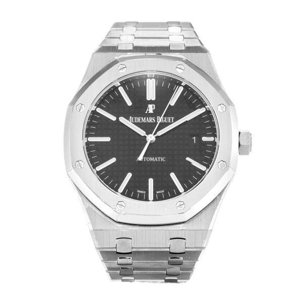 Best AAA 	Black Baton Dial Man 41 MM Replica Audemars Piguet Royal Oak 15400ST.OO.1220ST.01-41 MM