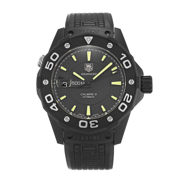 Best AAA Black Baton Dial Replica Tag Heuer Aquaracer WAJ2180.FT6015-43 MM