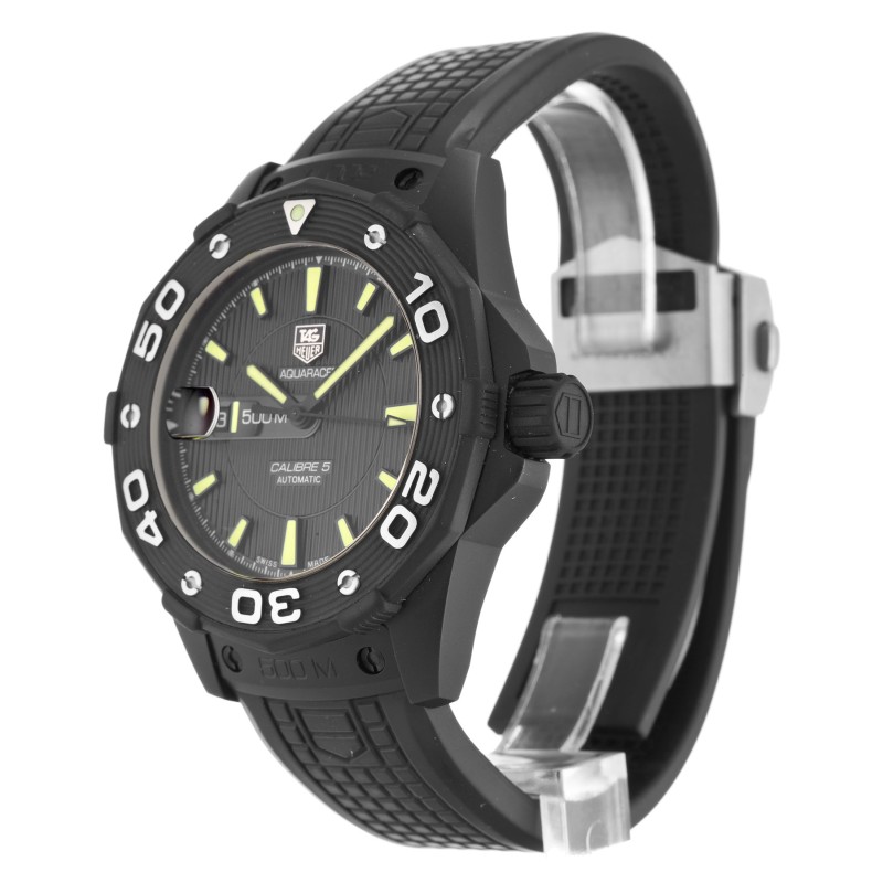 Best AAA Black Baton Dial Replica Tag Heuer Aquaracer WAJ2180.FT6015-43 MM