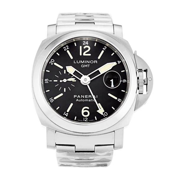 Best AAA Black Baton Dial 44 MM Replica Panerai Luminor GMT PAM00297-44 MM