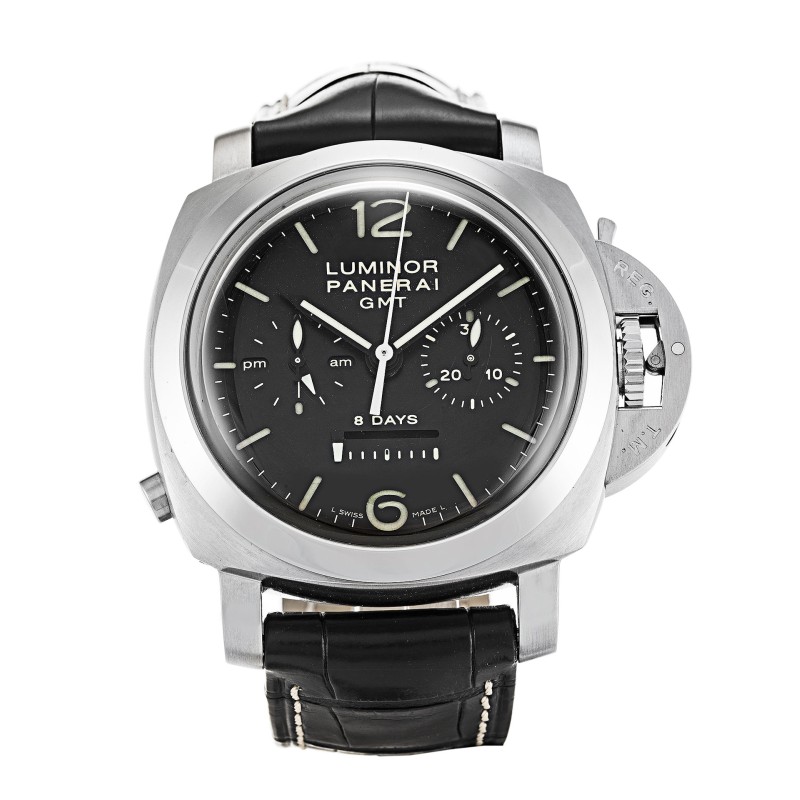 Best AAA AAA Men Black Baton Dial Replica Panerai Luminor 1950 PAM00275-44 MM