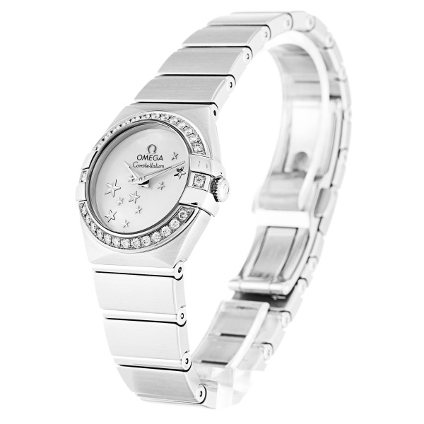 A+ UK Mother of Pearl - White Dial 24 MM Replica Omega Constellation Ladies 123.15.24.60.05.003-24 MM