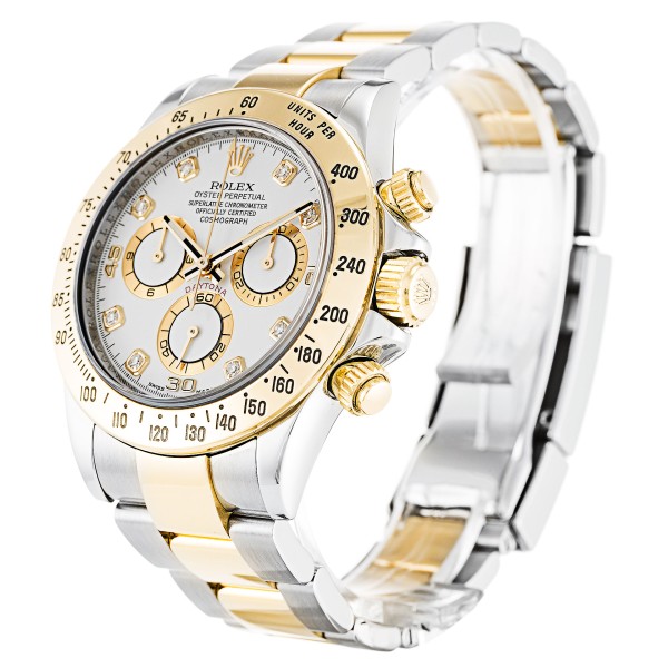 Best AAA White Diamond Dial Replica Rolex Daytona 116523-40 MM