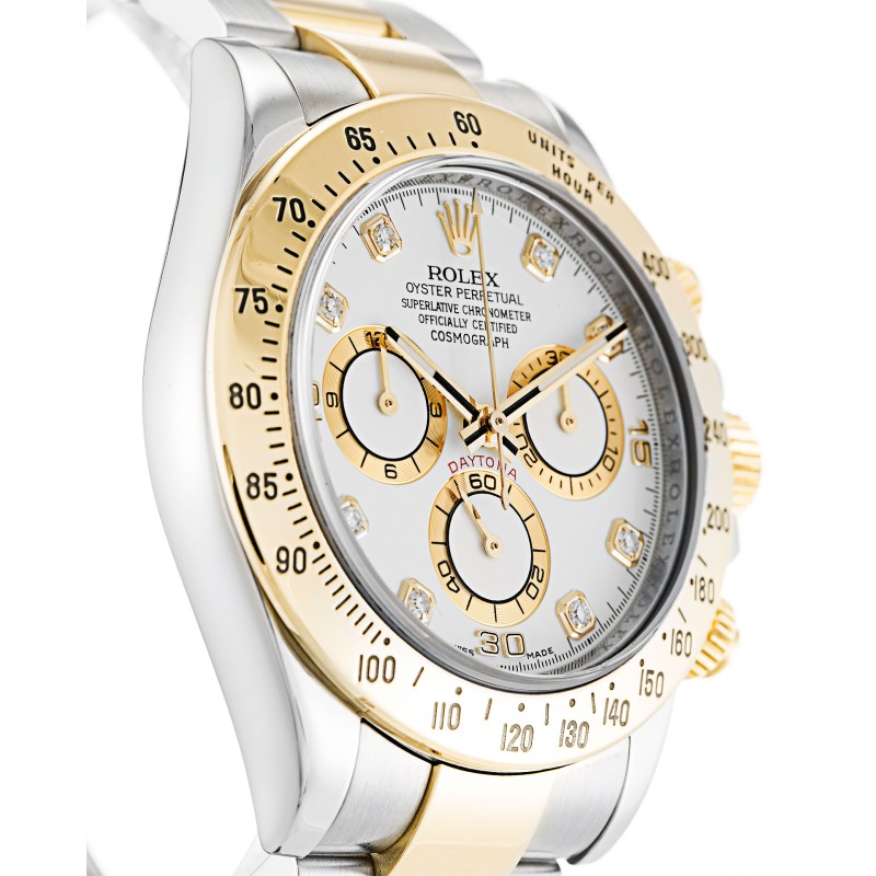 Best AAA White Diamond Dial Replica Rolex Daytona 116523-40 MM