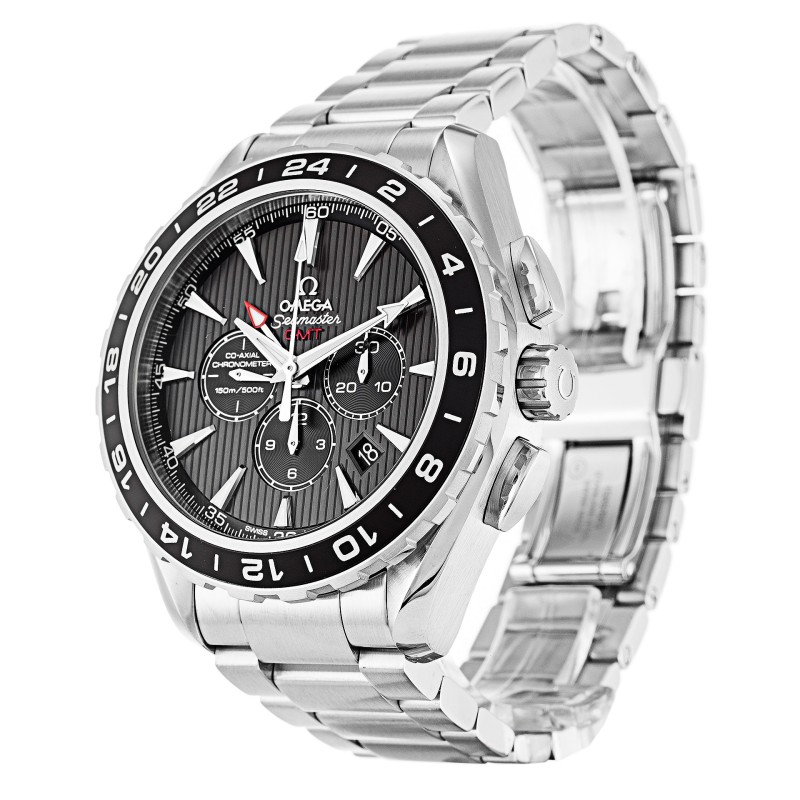 Best AAA Black Baton DIal Replica Omega Aqua Terra 150m Gents 231.10.44.52.06.001-44 MM