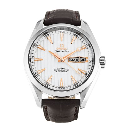 Best AAA Silver Baton Dial Replica Omega Aqua Terra 150m Gents 231.13.43.22.02.002-43 MM