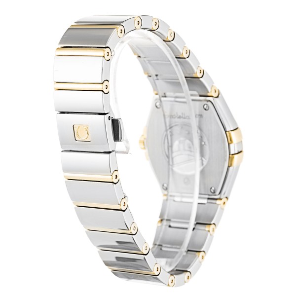 Best AAA Mother of Pearl - White Diamondd Dial Replica Omega Constellation Ladies 123.25.27.60.55.008-27 MM