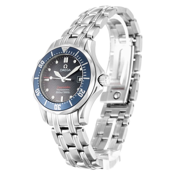 Best AAA Blue Baton Dial Replica Omega Seamaster 300m Men's 2224.80.00-41 MM