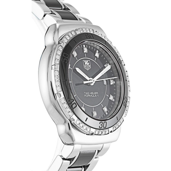 Best AAA Black Diamond Dial Replica Tag Heuer Formula 1 Sparkling WAH1312.BA0867-32 MM