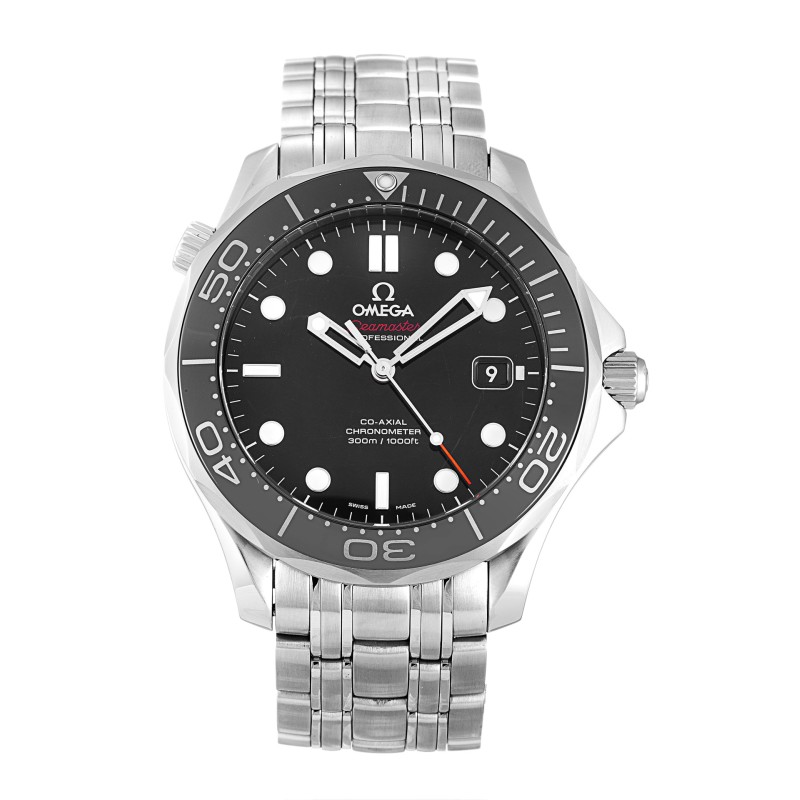 Best AAA Black Dial Replica Omega Seamaster 300m Co-Axial 212.30.41.20.01.003-41 MM