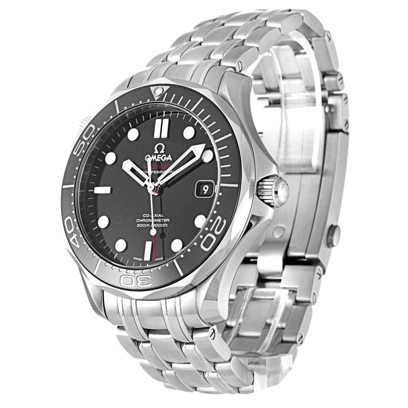 Best AAA Black Dial Replica Omega Seamaster 300m Co-Axial 212.30.41.20.01.003-41 MM