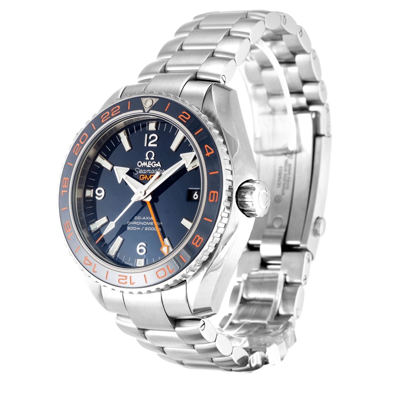 Best AAA Blue Quarter Arabic Dial Replica Omega Planet Ocean 232.30.44.22.03.001-43.5 MM