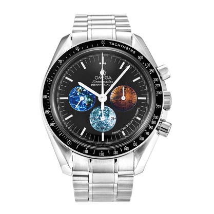 Best AAA Black Baton Dial Replica Omega Speedmaster Moonwatch 3577.50.00-42 MM