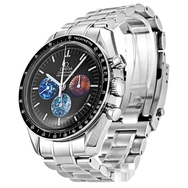 Best AAA Black Baton Dial Replica Omega Speedmaster Moonwatch 3577.50.00-42 MM