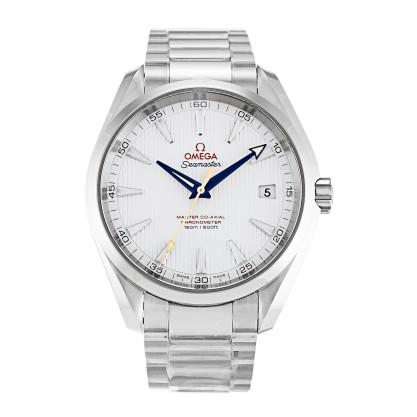 Best AAA Silver Baton Dial Replica Omega Aqua Terra 150m Gents 231.10.42.21.02.004-41.5 MM