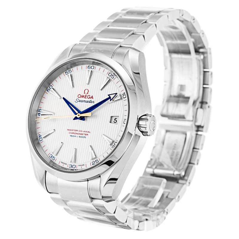 Best AAA Silver Baton Dial Replica Omega Aqua Terra 150m Gents 231.10.42.21.02.004-41.5 MM