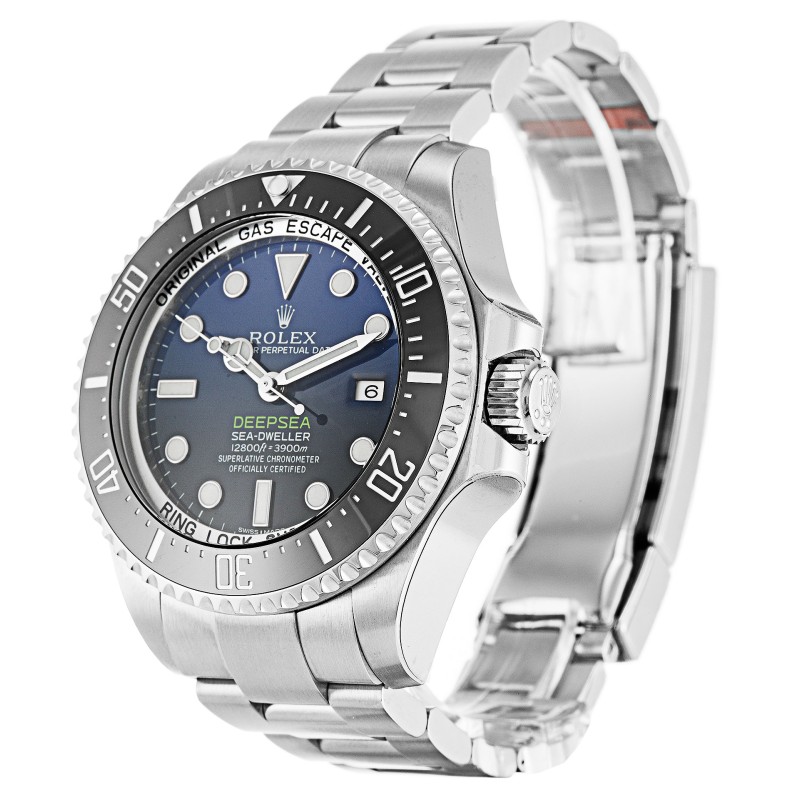 Best AAA Black & Blue Dial Replica Rolex Deepsea 116660 - D-Blue-44 MM