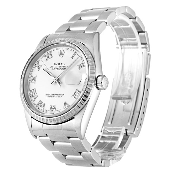 Best AAA White Roman Numeral Dial Women 36 MM Replica Rolex Datejust 16220-36 MM