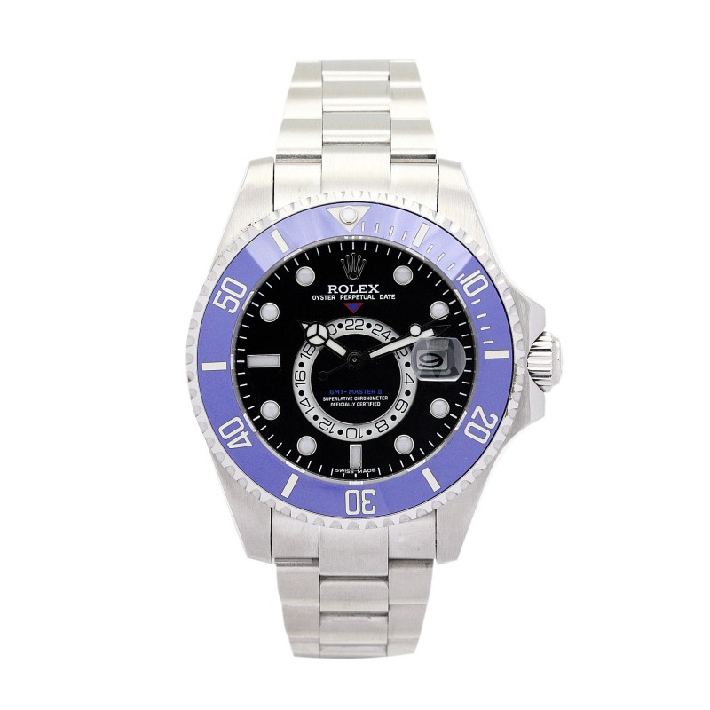 Best AAA Black Dial Replica Rolex GMT Master 16720-40