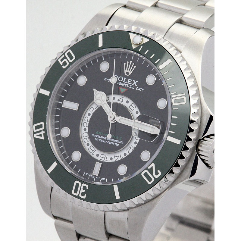 Best AAA Black Dial Replica Rolex GMT Master 16720-40