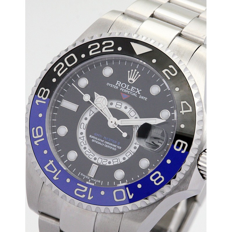 Best AAA Black Dial Replica Rolex GMT Master 16720-40