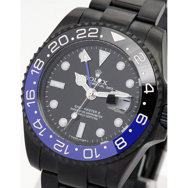 Best AAA Black Dial Replica Rolex GMT Master 16730-