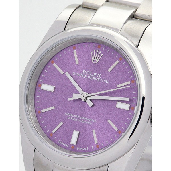 Best AAA Purple Dial Replica Rolex Lady Oyster Perpetual 177200-31 MM