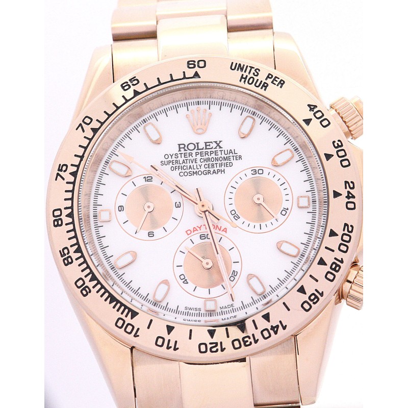 Best AAA Ivory Baton Dial Replica Rolex Daytona 116505-40 MM