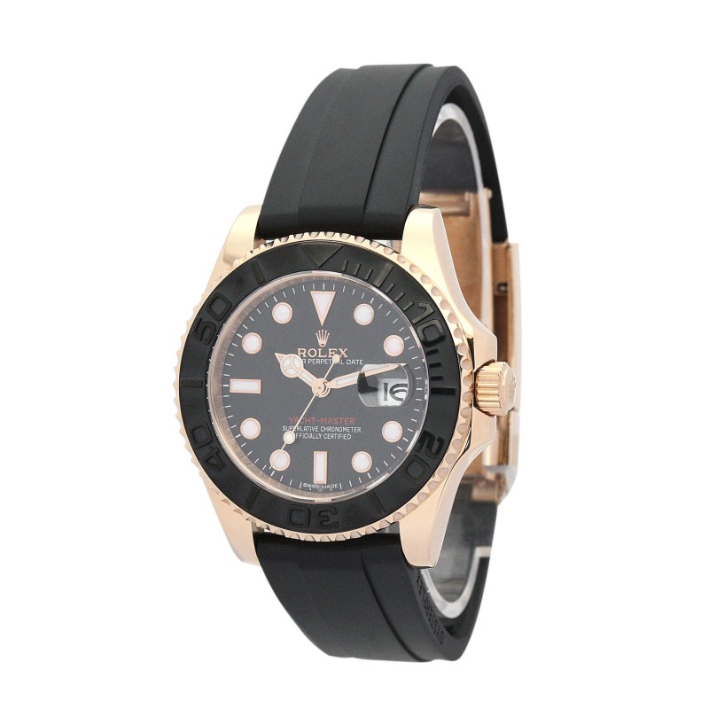 Best AAA Black Dial Replica Rolex Yacht-Master-40 MM