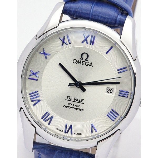 UK Best White Dial Replica Omega De Ville Hour Vision-41 MM