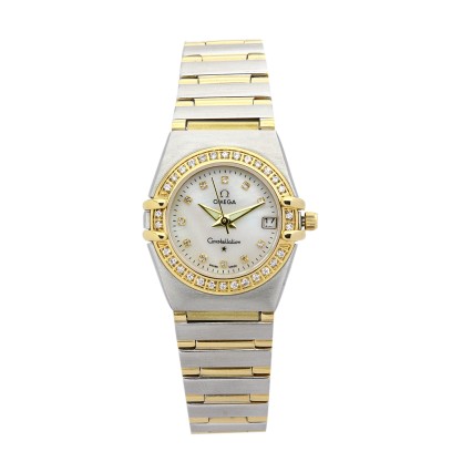 Best AAA Mother of Pearl - White Diamond Dial Replica Omega My Choice Mini 1365.75.00-22.5 MM