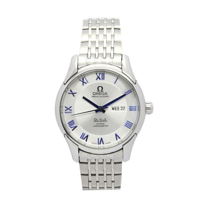 Best AAA White Dial Replica Omega De Ville Hour Vision-41 MM