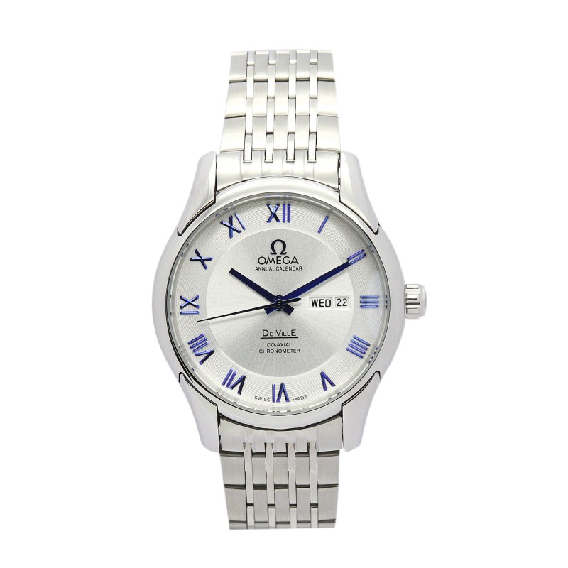 Best AAA White Dial Replica Omega De Ville Hour Vision-41 MM